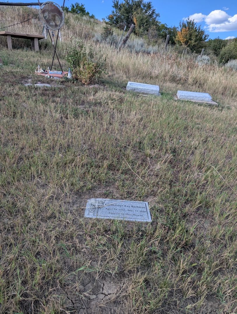 Gwen Bachman's grave